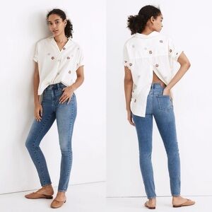 Madewell 10" High-Rise Roadtripper Jeans in Vinton Wash